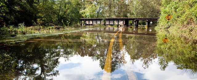 Flooded rood in Kentucky.